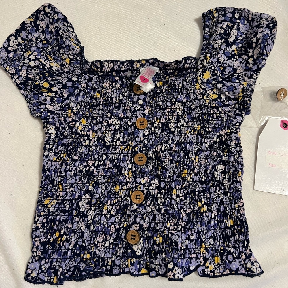 Floral Girls Top
